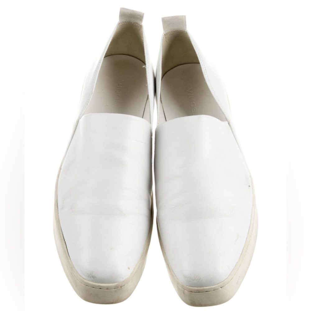 Vince Saxon 2 leather slip on platform sneakers